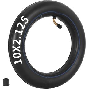 RUTU 10x2.125 Tire Inner Tube 10x1.95/2.0/2.125 Compatible with Electric Balance Scooter Kid's Bike Bicycle Trike Tricycle Stroller Tire Tubes with 45° Angled Valve
