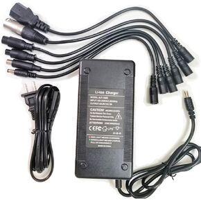 [Verified Fit] 54.6V 3A ebike Fast Charger (6 Plugs) Universal for 48V Lithium Battery 13S Electric Bike & Scooter Charger HeyBike Ranger Pedego Rad Power Aventon VIVI (48V Only) etc. 54.6 Volt 3 Amp