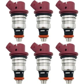 75-90-115-200-225 6pcs Set Fuel Injectors Compatible with Mercury Mariner Outboard 804528 37001
