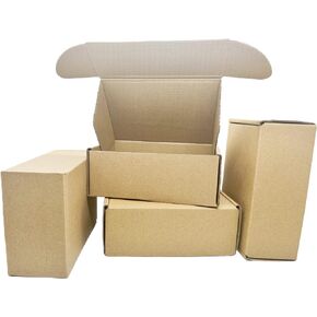 15x11x3 Inches Shipping Boxes Set of 20 Mailers Kraft Corrugated Mailing Box for Packaging Supplies Packing Book Gifts Craft Clothing