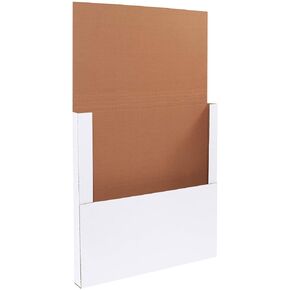 Aviditi White Corrugated Cardboard Easy-Fold Mailer Box, 24" L x 24" W x 2" H, Pack of 20, Crush-Proof, for Shipping and Mailing UPS, USPS and FedEx