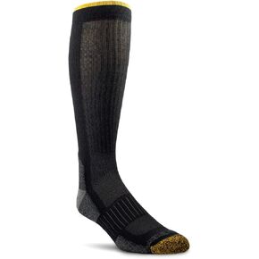 ARIAT AriatTEK High Performance Mid Calf Socks, 2 Pairs Black MEDIUM