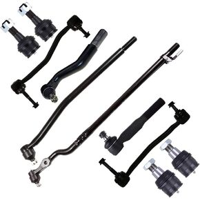 SCITOO 10pcs 4WD Front Suspension Kit Inner Outer Tie Rod End Sway Bar Link Lower Upper Ball Joint Fit 2000-2005 For Ford Excursion 2000-2004 F250 Super Duty & F350 Super Duty
