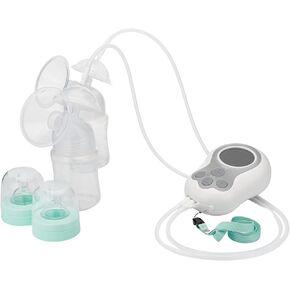Motif Medical - New & Improved Duo - Portable Double Electric Breast Pump, Easy, On-The-Go Pumping, Ideal for Travel Moms White