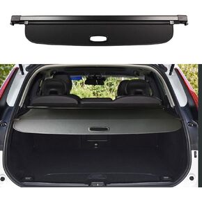 Cargo Cover for Volvo XC60 2018-2021 2022 2023 2024 Accessories Rear Black Trunk Shade Luggage Security Cover