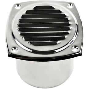 MARINE CITY 304 Grade Stainless Steel Hose Vent 4 Inches Diameter for Hose Boats – Marines – Yachts – Caravans – Homes (Pack of 1)