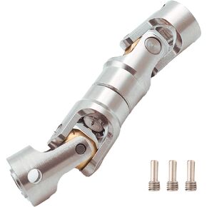 Universal Stainless Steel Drive Shaft Heavy-Duty Driveshafts for Axial SCX10 90046 AXI03007 TRX4 Redcat Gen8 1/10 RC Car Crawler Upgrade 155mm-240mm(1PC)