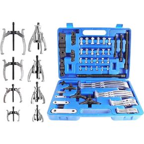DAWNROAD Gear Hub Pulley Puller Bearing Separator 3" 4" 6" 8" 2 and 3 Legged Gear Puller Set Suitable for Remove of Gears, Hubs, Ball Races, Bearings, Pulleys and Sprockets