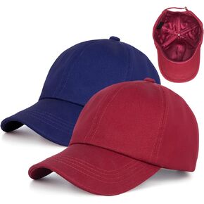 Baseball Cap Satin Lined Interior for Men and Women,Adjustable Baseball Cap Dad Golf Sun Hats