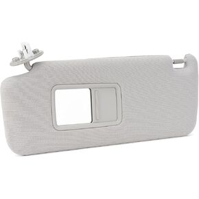 واقي من الشمس على الجانب الأيسر للسائق مع ضوء فانيتي متوافق مع 2010-2023 Toyota 4Runner استبدال # 74320-35A91-B1 (بيج) in Kuwait