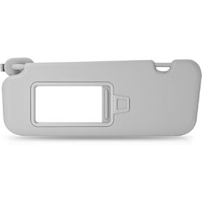 PHATRIP Driver Left Side Sun Visor Compatible with Hyundai Elantra AD 2016 2017 2018 2019 Without Light Replace# 85210-F0100TTX Gray