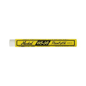 Markal 82420 WS-3/8 Paintstik REMOVABLE Solid Paint Marker/Crayon, White (Pack of 12)