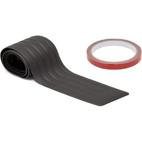 Stockroom Plus Rear Bumper Protector Trim Guard for Cars and SUVs, Universal Rubber Padding (Black, 41 in)