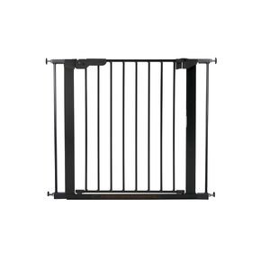 BabyDan Premier True Pressure Fit 28.9-36.7 Inch Doorway Stairway Safety Baby Gate, Black