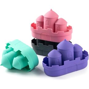 Bath Toys for Baby Silicone Bathtub Floating Toy for Toddler Kids Pool Bath Boats Toy, 6Pcs Boat Sets