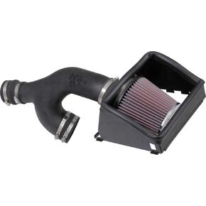 K&N Cold Air Intake Kit: Increase Acceleration & Towing Power, Guaranteed to Increase Horsepower up to 12HP: Compatible with 3.5L, V6, 2017 FORD (F150, F150 Raptor), 57-2599