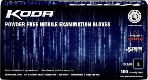 Adenna GL-NCF235BKFX KODA 5.5 Mil Powder-Free Nitrile Exam Gloves for Sensitive Skin,Medical Grade,Dusk Blue,X-Large,Boxof100 in Saudi Arabia