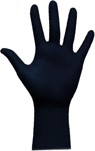 Jointown Fentanyl-Resistant Medical Nitrile Exam Gloves, Disposable Nitrile Gloves for Powder & Latex-Free, Non-Sterile, Food Safe, 5.5 mil, Black, Medium Size, 100 Count in Kuwait