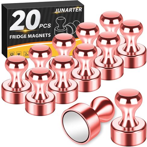 12Pack Refrigerator Magnets Strong Fridge Magnets Small Magnets, Magnetic Push Pins Whiteboard Magnets Small Neodymium Magnets for Whiteboard Office School Kitchen in Saudi Arabia