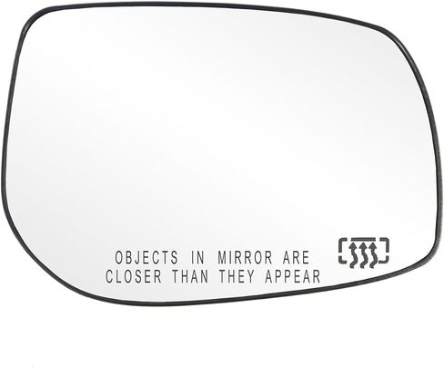 Fit System - 33226 Driver Side Heated Mirror Glass w/Backing Plate, Toyota Corolla US Built, Matrix, 4 7/8" x 7" x 7 1/2" in Saudi Arabia