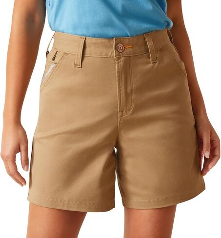 Ariat Women's Rebar Perfect Rise Made Tough 6" Short in Saudi Arabia