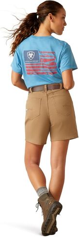 Ariat Women's Rebar Perfect Rise Made Tough 6" Short in Saudi Arabia