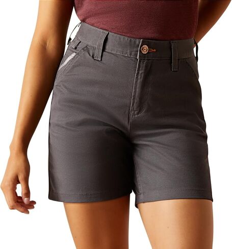 Ariat Women's Rebar Perfect Rise Made Tough 6" Short in Saudi Arabia