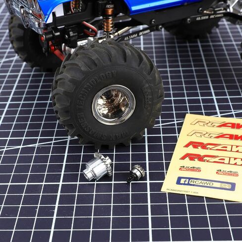 RCAWD 100% Durability Upgrades Differential Transmissions Set & Main Input Gears for TRX4M FMS FCX24 Power Wagon, Smasher,Lemur, K5 Blazer & FCX18 LC80 Land Cruiser 80 1/24 1/18 Part Red in Saudi Arabia