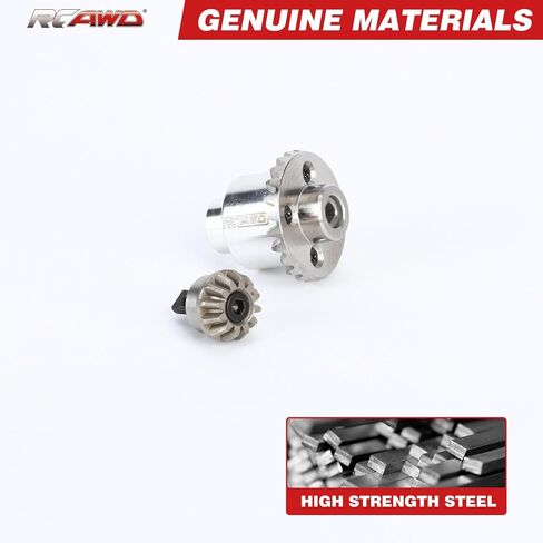 RCAWD 100% Durability Upgrades Differential Transmissions Set & Main Input Gears for TRX4M FMS FCX24 Power Wagon, Smasher,Lemur, K5 Blazer & FCX18 LC80 Land Cruiser 80 1/24 1/18 Part Red in Saudi Arabia