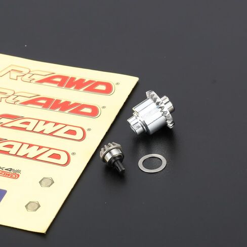 RCAWD 100% Durability Upgrades Differential Transmissions Set & Main Input Gears for TRX4M FMS FCX24 Power Wagon, Smasher,Lemur, K5 Blazer & FCX18 LC80 Land Cruiser 80 1/24 1/18 Part Red in Saudi Arabia
