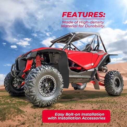 KEMIMOTO UTV Fender Flares Mud Flaps UTV Mud Guards متوافق مع 2019+ Talon 1000x 1000r 2020+ 1000x4 ملحقات UTV Fender Extensions Guards in Saudi Arabia