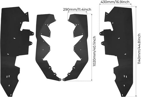 KEMIMOTO UTV Fender Flares Mud Flaps UTV Mud Guards متوافق مع 2019+ Talon 1000x 1000r 2020+ 1000x4 ملحقات UTV Fender Extensions Guards in Saudi Arabia