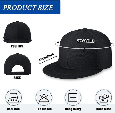 Blank Baseball Cap Bulk Classic Snapback Hat Adjustable Back Strap Sublimation Hats Plain Unisex Trucker Hat Hip Hop Hat (36 Pack) in Saudi Arabia