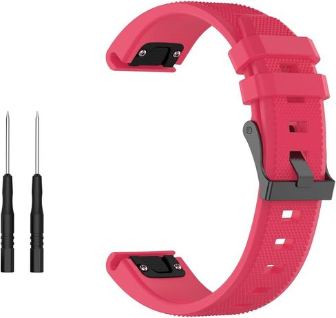 متوافق مع Garmin Fenix ​​7/Fenix ​​6 GPS Band 22mm استبدال أحزمة ساعة السيليكون وحزام المعصم وأساور المعصم الرياضية Fenix ​​6 PRO GPS/Fenix ​​6 PRO GPS/Fenix ​​6 Sapphire GPS/Fenix ​​5/Fenix ​​5 plus/Approach s60/Approach s62 للرجال والنساء in Kuwait