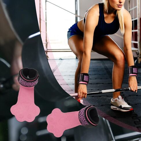 Weight Lifting Gloves for Workout, Gym, Exercise, Training with Wrist Wrap Support, Breathable and Adjustable Deadlift Straps, Cat Paw Lifting Grips, Power Lifting and Pull-up Hooks for Men and Women in Saudi Arabia
