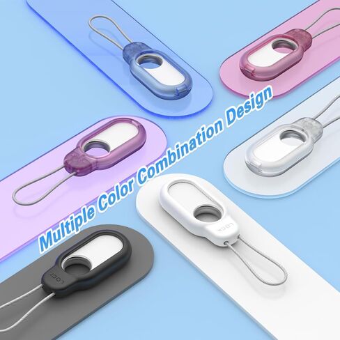 KPSIHRIO 4 عبوات Smart Tag 2 حافظة حامل آمنة مع كابل سلكي وملحقات مفتاح ألين متوافقة مع Samsung Galaxy SmartTag2، SmartTag 2 غطاء غطاء لمفتاح أمتعة الحيوانات الأليفة (أسود + أبيض) in Kuwait