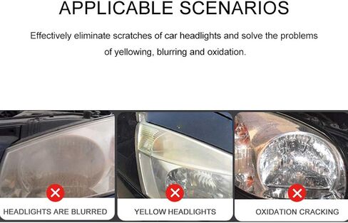 KASCLINO Automobile Headlight Restoration Kits, Atomizing Cup Car Headlight Lens Repair Tool Restore Kit, Glass Scratch Repair Headlight Renovation Repair Tool(As Shown) in Saudi Arabia