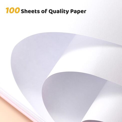 Bibiage Sketch Book for Kids Ages 6 7 8 9 10 11 12, 9 x 9 Inch Spiral Drawing Pad for Kids to Write Stories, Hardcover Sketch Pad Kit Gift for Boys and Girls 6-8 in Saudi Arabia