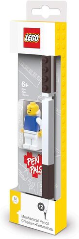 قلم قرطاسية IQ LEGO - قلم رصاص ميكانيكي من LEGO وصورة كلاسيكية صغيرة (قد تختلف ألوان المجسمات الصغيرة) in Kuwait