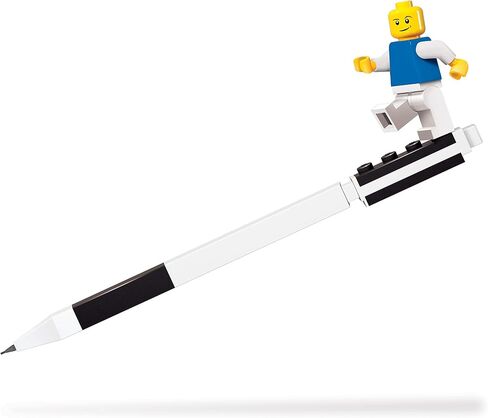 قلم قرطاسية IQ LEGO - قلم رصاص ميكانيكي من LEGO وصورة كلاسيكية صغيرة (قد تختلف ألوان المجسمات الصغيرة) in Kuwait