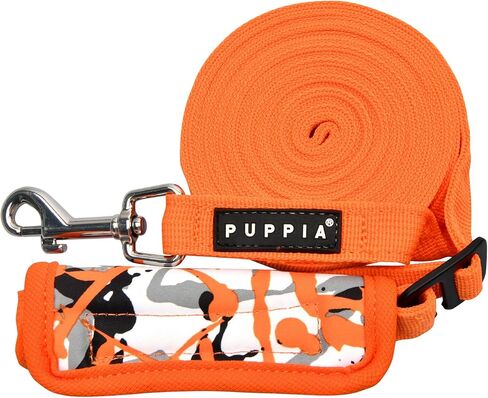 Puppia Spring and Summer Fashion Bacopas Dog Leash, Black, Medium in Saudi Arabia