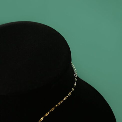 Julsky 3 قطعة/الحزمة قلادة ثلاثية الأبعاد عرض تمثال نصفي قلادة حامل لبيع منظم حامل مجوهرات مخملي أسود (أسود) in Kuwait