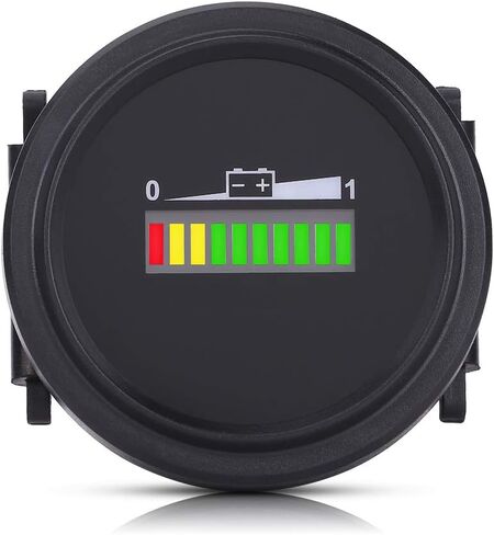 for Golf cart Battery Meter 48v, Acouto Battery Indicator, 12V/24V/36V/48V/72V LED Digital Battery Indicator Meter Gauge IP65 LED Battery Gauge for Cart in Saudi Arabia