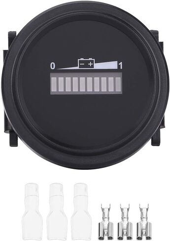 for Golf cart Battery Meter 48v, Acouto Battery Indicator, 12V/24V/36V/48V/72V LED Digital Battery Indicator Meter Gauge IP65 LED Battery Gauge for Cart in Saudi Arabia
