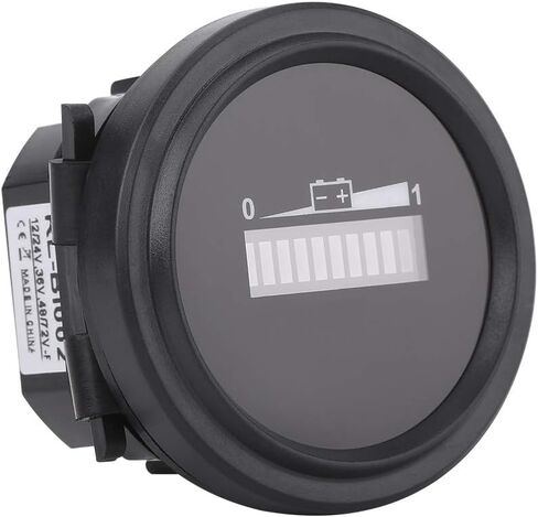 for Golf cart Battery Meter 48v, Acouto Battery Indicator, 12V/24V/36V/48V/72V LED Digital Battery Indicator Meter Gauge IP65 LED Battery Gauge for Cart in Saudi Arabia