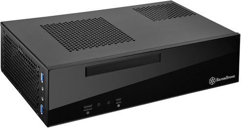 Silverstone Tek 0.8mm Steel Body Mini-ITX Media Center/HTPC Computer Case with Aluminum Front Panel ML06B in Kuwait