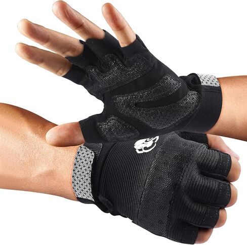 Fitespot Workout Gloves for Men Women, Breathable Gym Gloves for Training, Weight Lifting, Fitness, Cycling, Rowing, Pull ups, Exercise, Full Palm Protection in Saudi Arabia