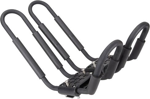 ECOTRIC Universal Kayak Roof Rack J-Bar Rack HD Kayak Carrier Holder Canoe Boat Surf Ski Board Roof Top Mounted on Crossbar for Car SUV Truck - Set of 2 in Saudi Arabia