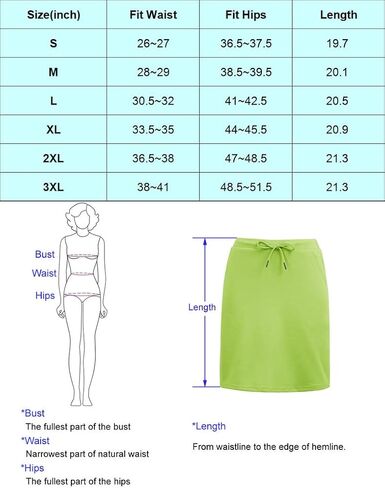 تنانير جاك سميث الرياضية النسائية بطول الركبة، تنانير الجولف المطبوعة، تنانير التنس مع جيوب، تنانير السفر الصيفية 3XL in Kuwait