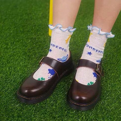 CheeseandU 3 Pairs Women Girls Super Cute Grumpy Candy Bear Socks Novelty Care Bears Crew Socks Autumn Cotton Crew Socks Ideal Gift for Kids Girls Ladies Womens Bday Gift in Kuwait